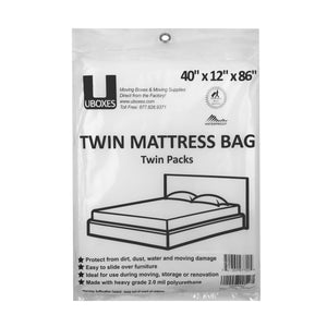Twin Mattress Bags - Set of 2 for Box Spring Mattress